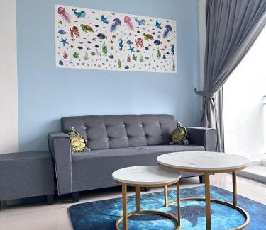 Kampung Bukit Merbah Apartment | Chillax Home - 5pax Ocean Theme