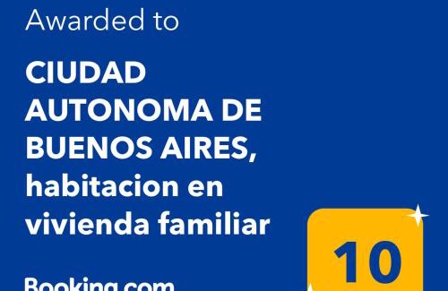 Comuna 10 House | CIUDAD AUTONOMA DE BUENOS AIRES, HOSTAL , Habitacion en vivienda familiar