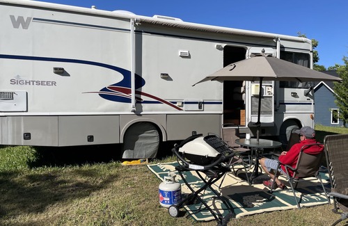 Penetanguishene House | Class A motor home on large lot