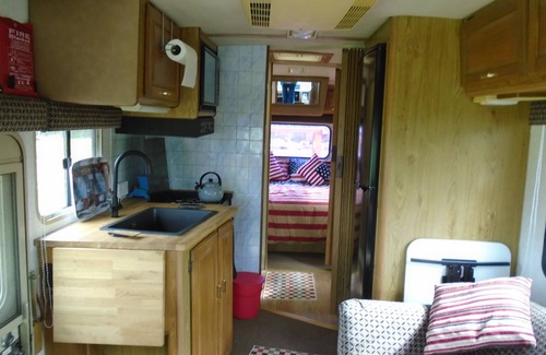 Ferrensby House | classic 80,s american winnebago camper with hot tub