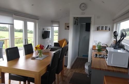 Dalry Cabin | Cleeves Cabins, Ailsa Luxury Lodge with hot tub