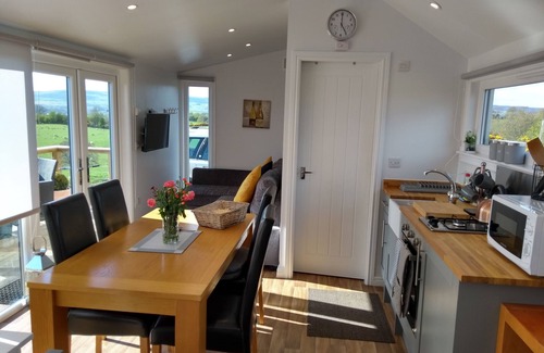 Dalry House | Cleeves Cabins, Ailsa Luxury Lodge With hot tub