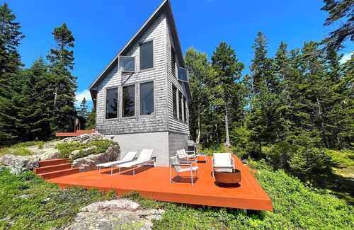 Machiasport House | Cliff-perched: stunning ocean views, private hiking trails, complete seclusion
