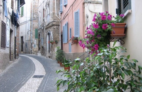Cori House | Close to Rome and beach. Great panoramic view in old town. Large roof terrace