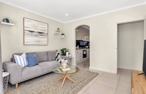 Henley Beach South Apartment | Coastal Comfort with a Pool opposite Henley Beach