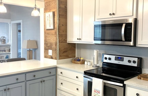 Galveston House | Coastal Cottage one block from the beach!