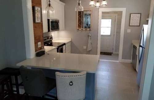 Galveston House | Coastal Cottage one block from the beach!