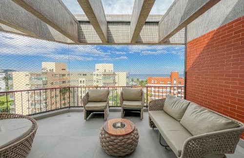 Riviera de Sao Lourenco Apartment | Cobertura Pé na Areia - Enxoval Completo Riviera