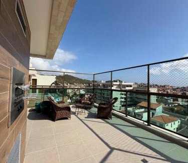 Centro Apartment | Cobertura com Piscina Privativa em Resort Pé na Areia