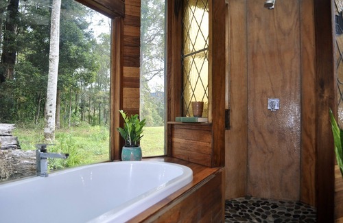 Coffee Camp Cabin | Coffee Grounds - The Bus