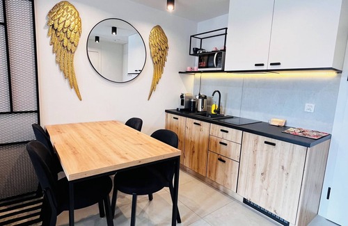 Kolobrzeg Apartment | Colberg Podczele Pink&Blue 1-bedroom apartment with swimming pools,saunas,gym