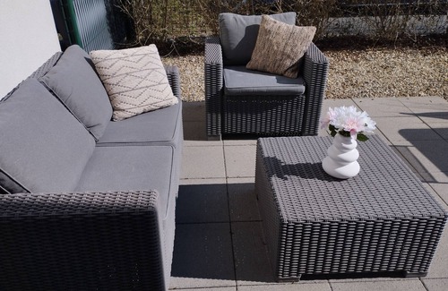 Horbourg-Wihr Apartment | Colmar garden level with closed garage.