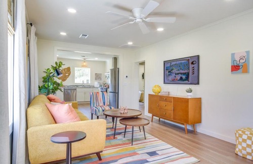 Perkinston House | Colorful and Retro Perkinston Cottage with Yard!