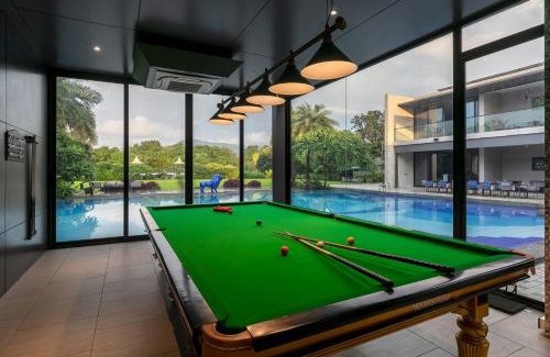 Khalapur Villa | Colossus by StayVista - Riverside luxury villa in Khalapur with a Spacious pool, Sauna, Private theater, Gazebo & Lawn