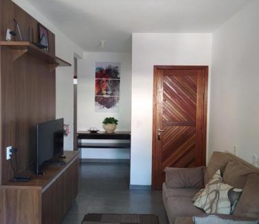 Canto Grande Apartment | Com uma linda vista para o mar, á 30m da praia.