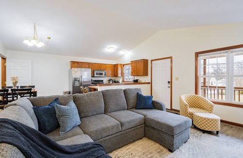 Akron House | Comfort Awaits at Cozy Get Away - Dog Friendly - 3BD/2BA + Living Spaces