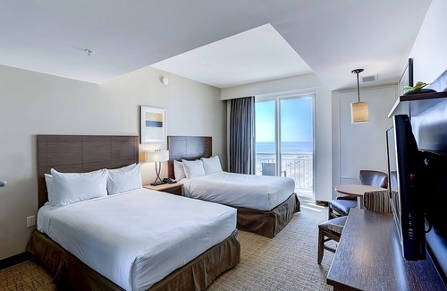 Northeast Virginia Beach Hotel | Comfort & Convenience! Indoor and Outdoor Pool, Kitchenette, Ocean view!