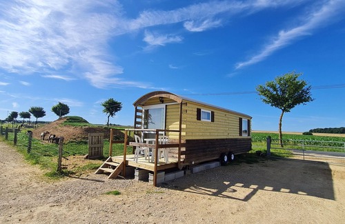 Burthecourt-aux-Chenes Cottage | Comfortable bohemian caravan at educational farm near Nancy