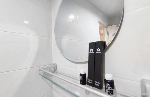Semarang Apartment | Comfortable and Modern 1BR without Living Room at Amartha View Apartment By Travelio
