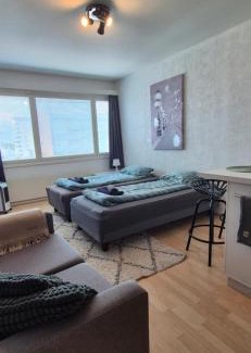 Oulu Apartment | Comfortable studio close to Oulu center, free parking