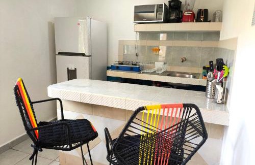 Colonia Centro Apartment | Comfy studio Yaxkin on downtown, 3 block away from sea and sunsets