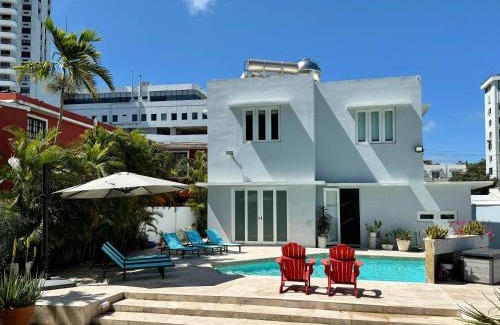 Santurce House | Condado Laguna Villa w Pool 5 Bd 3 Ba - Generator