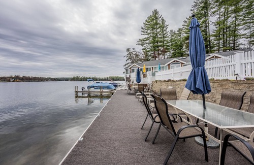 Winnisquam Condo | Condo with a VIEW of Winnisquam from your bed~ bring your boat/jet ski