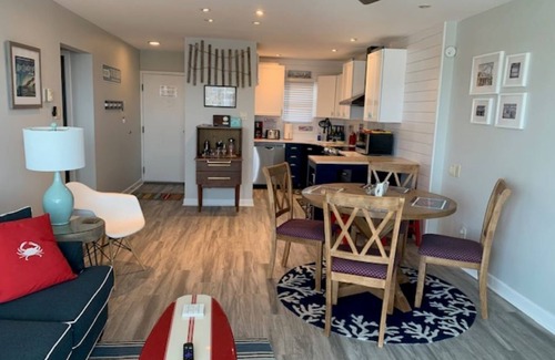 Rehoboth Beach Condo | Condo with ocean view, steps to the beach, close to Rehoboth Avenue!