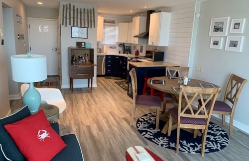 Rehoboth Beach Condo | Condo with ocean view, steps to the beach, close to Rehoboth Avenue!