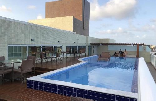 Cabedelo Apartment | Confortável Flat com vista parcial do mar de Intermares