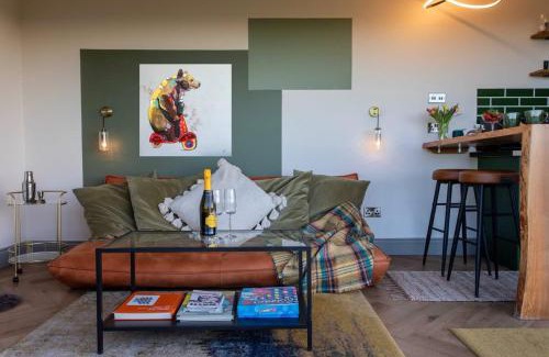 Newton St Loe House | Contemporary Container with hot tub
