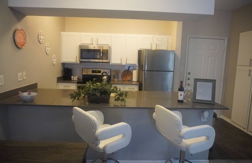Far North Dallas Apartment | Contemporary Mid-Rise Apartment by Downtown Dallas