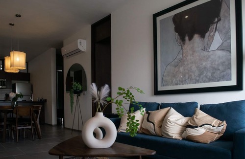 Mazatlan Apartment | Contemporary New Apartment, 9 minutes walking from the beach. Marina roof views.