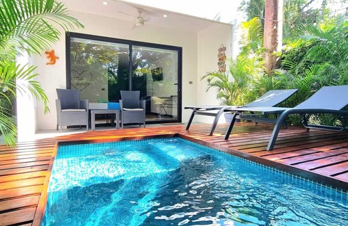 Cahuita Apartment | Cool Jungle Casita with pool and A/C