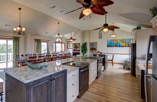 Ocean Sands House | Corolla Paradise, 10 Bedrooms, 10 Baths, Private Setting! 3 Minute Walk To Beach