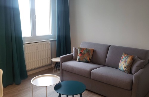 Berck-sur-Mer Apartment | Cosy apartment 50 meters from the beach and secure private parking