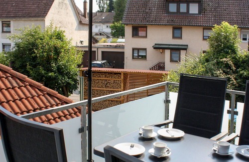Rulfingen Apartment | Cosy apartment for 4 guests with WIFI, TV, balcony and parking