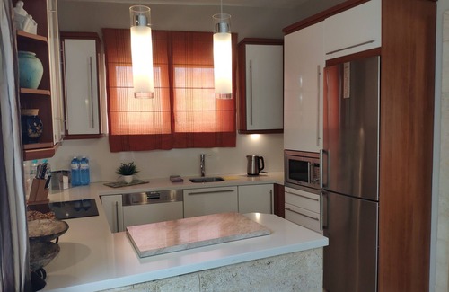 Stegna House | Cosy modern house with own garden and parking at Stegna Beach