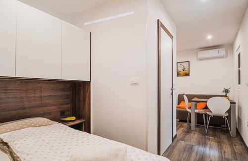Kobarid Apartment | Cosy Studio with Terrace and Garden at Soča river