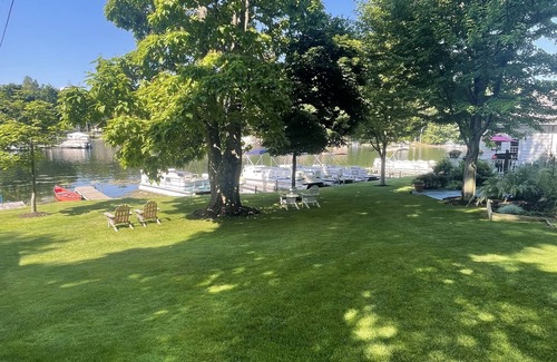 Ludington Cottage | Cottage 5 has a very Hamlin lake cottage feel. More private setting.