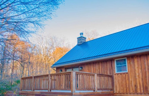 Farmington Cottage | Cottage on Meadow Run | 3BR,1BA,Fireplace,Hot Tub, Overlooking a stream!