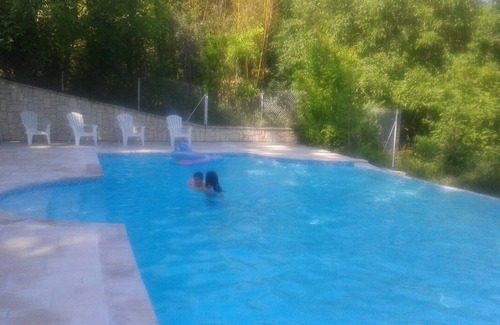 Clairac Apartment | Cottage T2 with terrace located on Orangerie du Château Marith (Pool, games .)