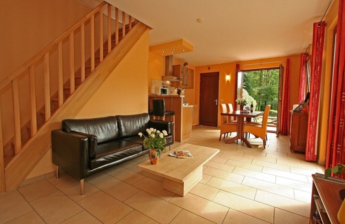 Aywaille House | Cottage with a terrace and a view of the valley.