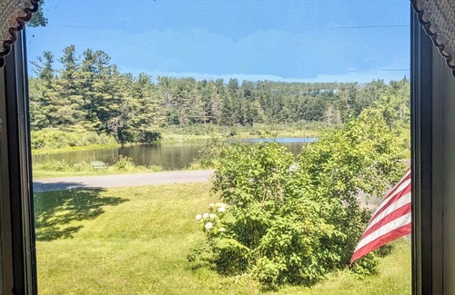 Hawley House | Country Home with Babbling Brook and Pond View- Minutes to Berkshire East Resort