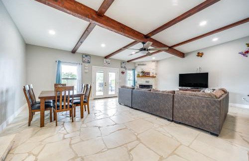 Rochelle House | Countryside Texas Home with Fire Pit!