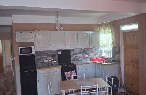 Pointe Michel Apartment | Cozy 2-bedroom apartment in Pte Michel with WiFi, AC, Fans, TV, Full Kitchen