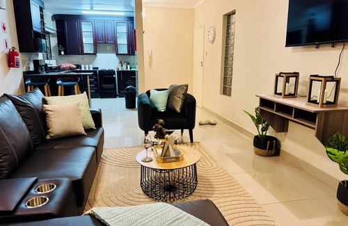 Gaborone Apartment | Cozy 2-bedroom apartment in the busy city of Gaborone with WiFi and A/C
