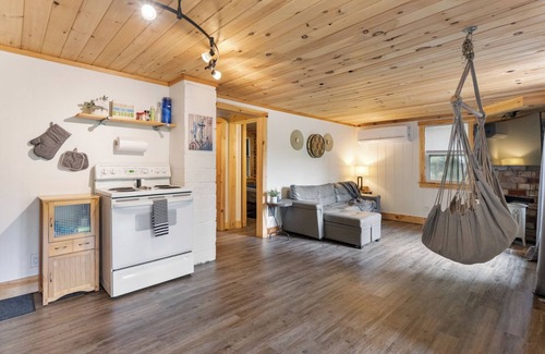 Bitely Cabin | Cozy 2 bedroom cabin on channel with lake access