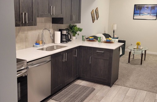 Calgary House | Cozy 2 bedroom newly built basement suite and 3 minutes walk to a beautiful lake