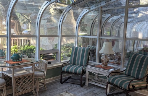 St. Simons Island Condo | Cozy 2-bedroom condo with sunroom on a beautiful golf course St. Simons Island.n